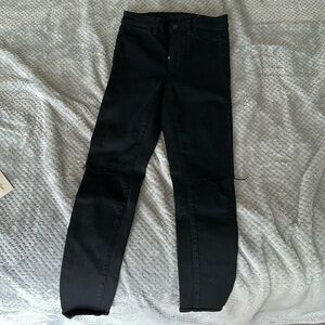 AE Next Level Super High-Waisted Ripped Jegging